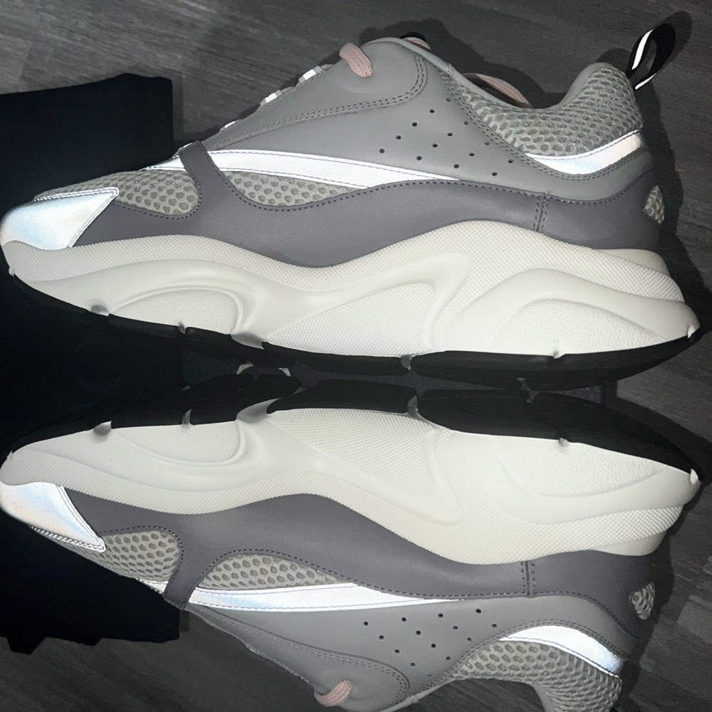 *Brand New* Dior B22 Gray Mesh Sneakers - Picture 4 of 5